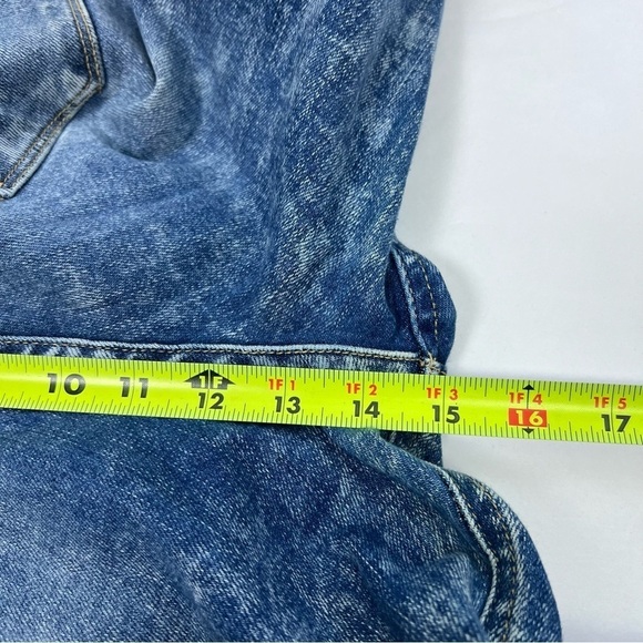 KanCan Jr Women’s Blue Jeans Sz 7/27 Button Fly Raw Hems Distressed/Ripped/Torn - Picture 11 of 13